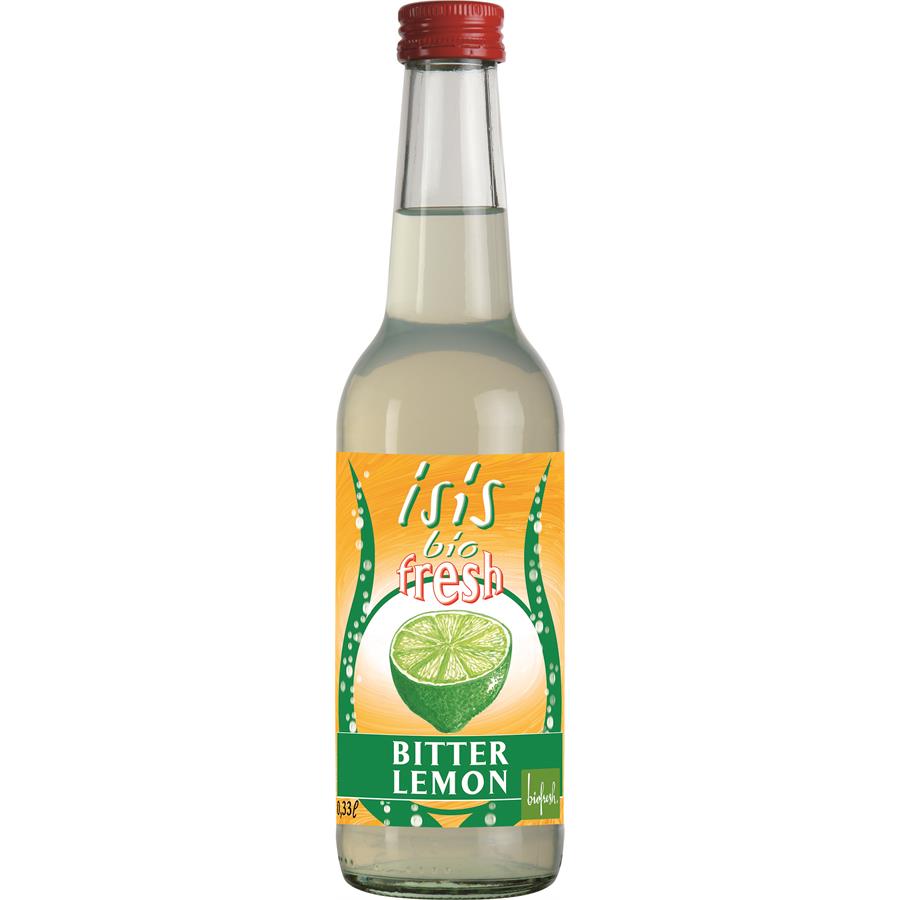 Limonade Bitter Lemon - Citron Vert et Bulles - 33 cl - Isis