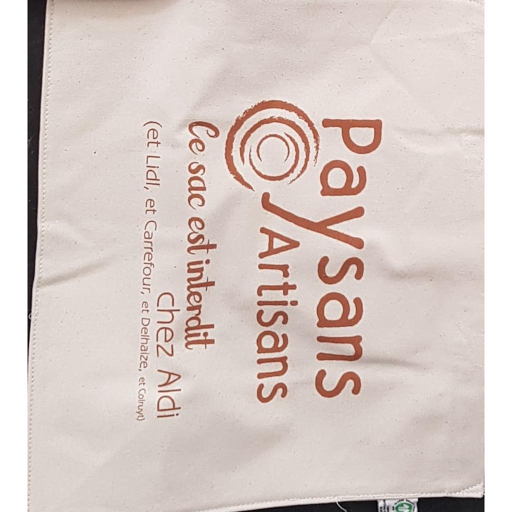 Sac en coton bio - Ce sac est interdit chez Aldi - Paysans-Artisans