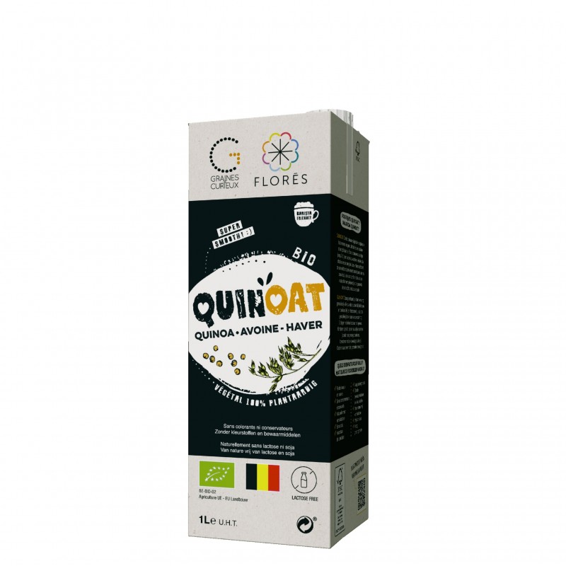 Lait végétal au quinoa et à l'avoine - 1 L - Graines de curieux
