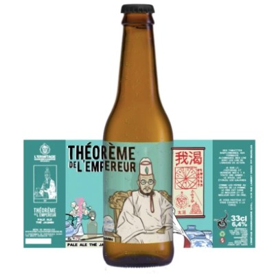 Théorème de l'Empereur - Pale Ale au Thé Jasmin - 33 cl - Brasserie de l'Ermitage