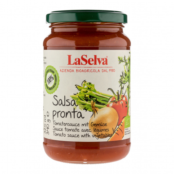Sauce tomate Pronta (aux légumes) - 340 gr - La Selva