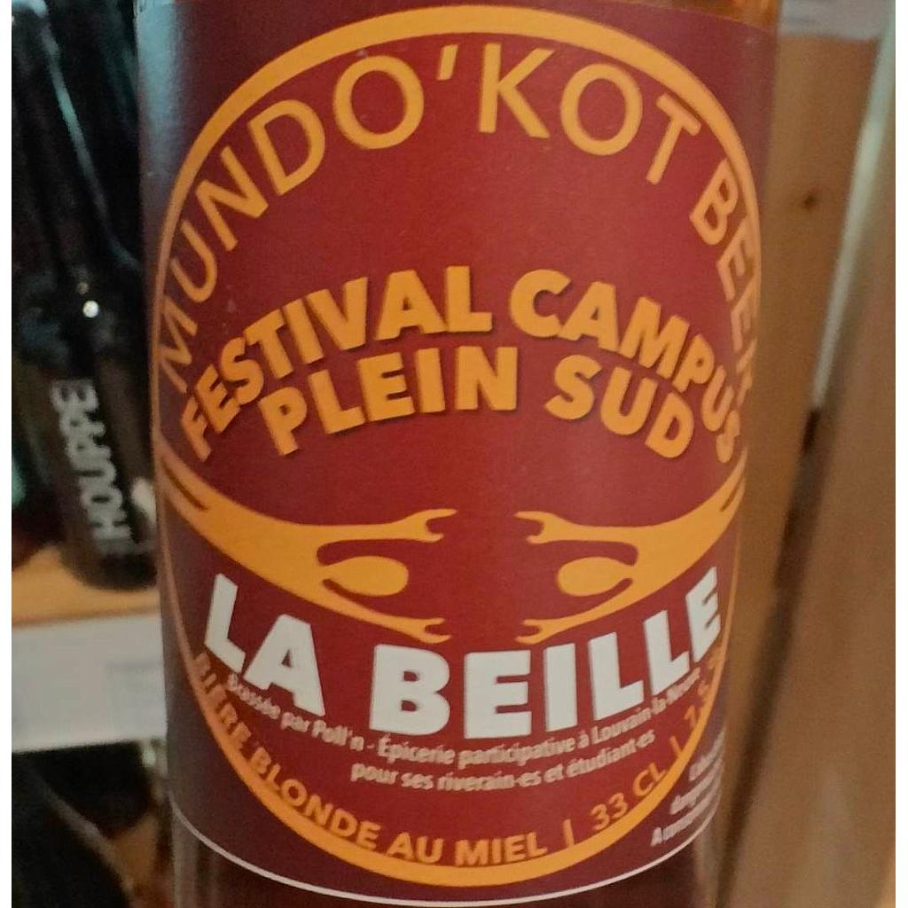 Mundo Kot présente La Beille - Votre bière blonde au miel - 33 cl
