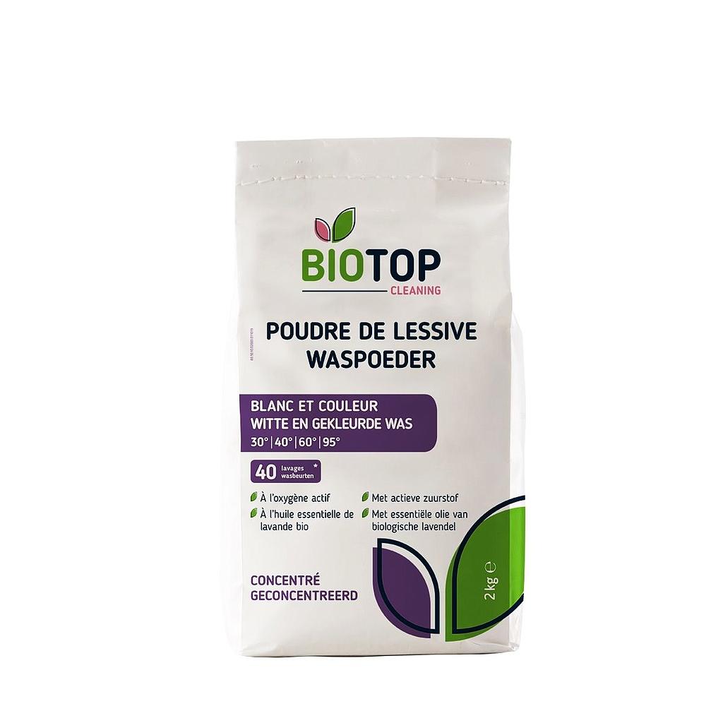 Poudre lessive concentrée multi-usages - 2 kg - BioTop