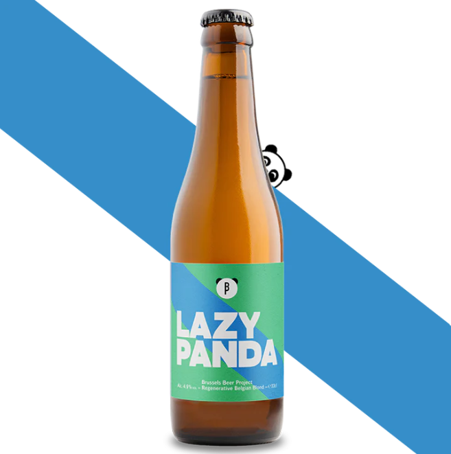 Lazy panda - Blonde légère et régénérative - 33 cl - Brussels Beer Porject &quot;BBP&quot;