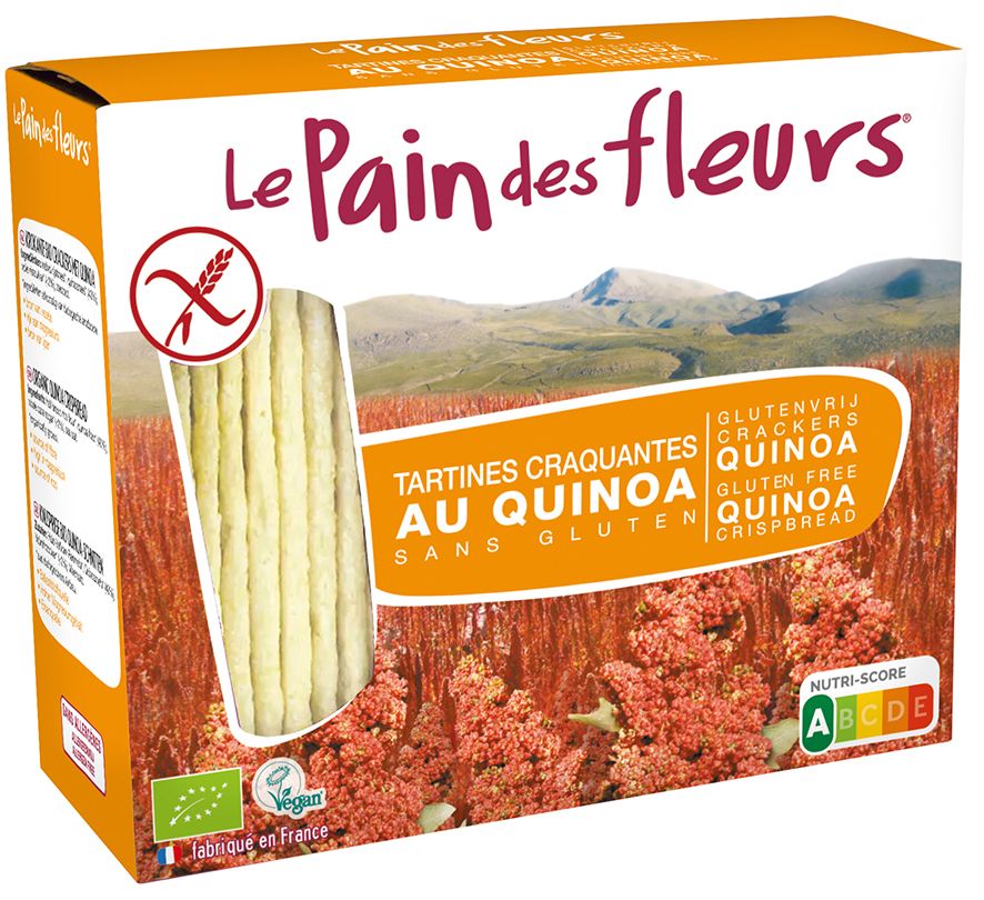 Tartines au quinoa bio - 150 gr - Le Pain des Fleurs