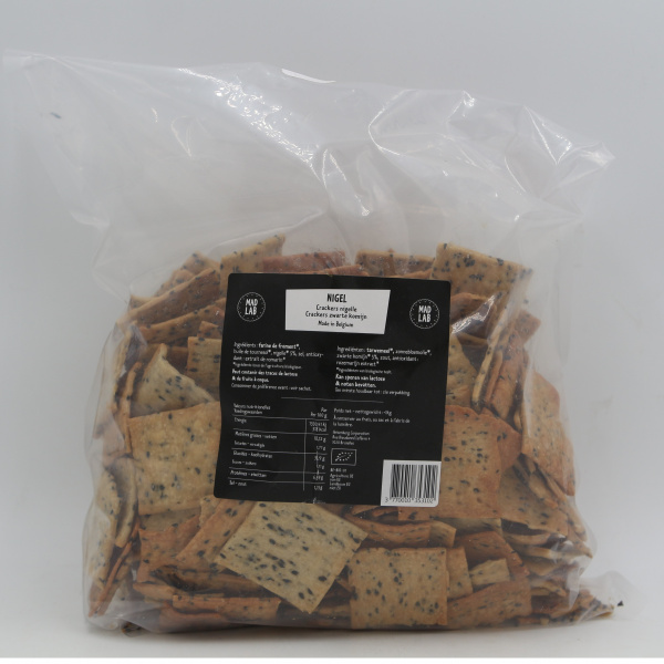 Crackers Nigel Cumin noir - 1 kg - Madlab