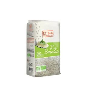 Riz basmati blanc - 1 kg - Élibio
