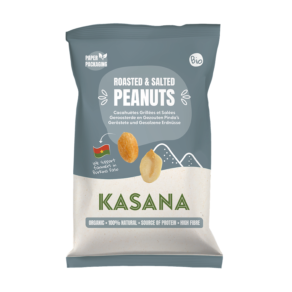 Cacahuètes Grillées Salées - 180 g - Kasana