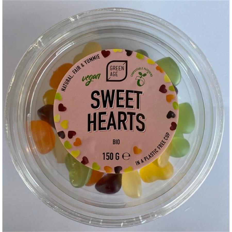 Bonbons vegan &quot;Sweet hearts&quot; - 150 g - Green Age
