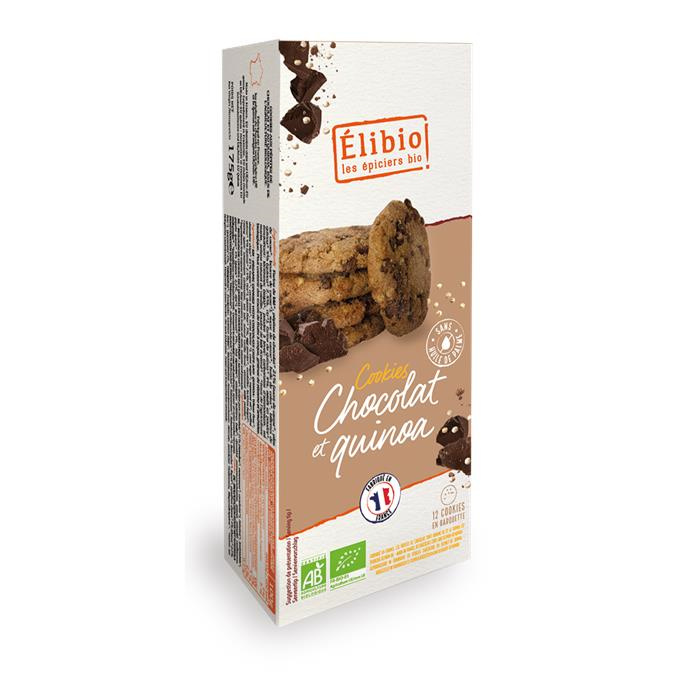Cookies chocolat et quinoa - 175 g - Élibio