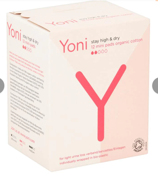 Mini Protèges-Slips pour pertes d'urine - 12 pc - Yoni