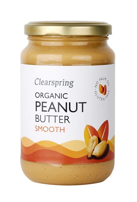 Beurre de cacahuètes lisse - 350 gr - Clearspring