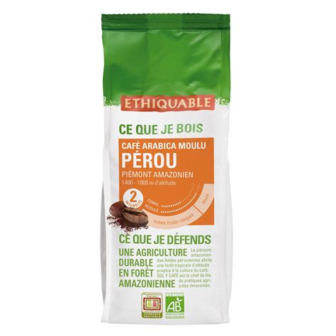 Café Moulu Pérou - 250g - Ethiquable