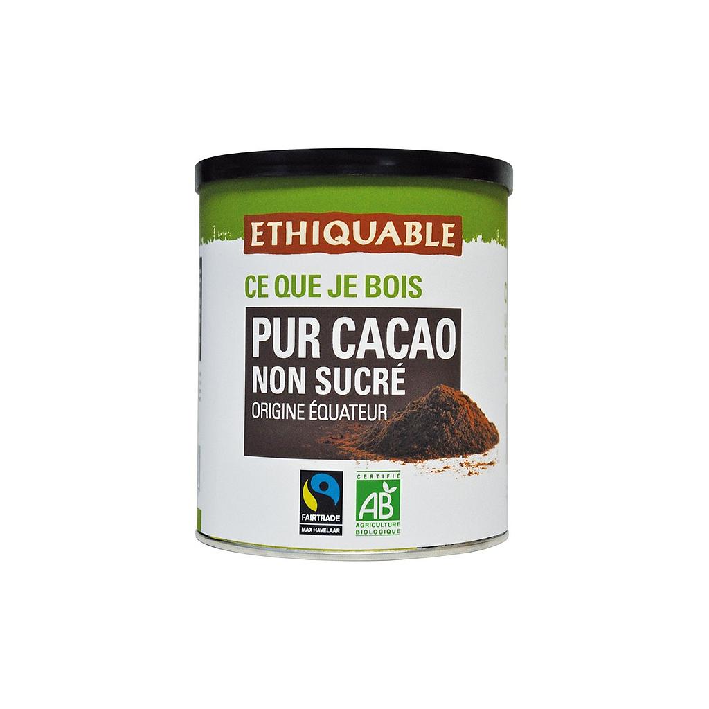 Cacao Pur non sucré CI/Haïti/Togo - 280g - Ethiquable