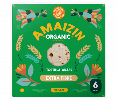 Tortilla Wrap - 6 wraps - Extra Fibre - Amaizin