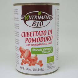 Tomates pelées en cube - 400 gr - Il nutrimento