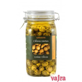 Olives vertes aux herbes et à l'huile - 1,55kg - Epikouros