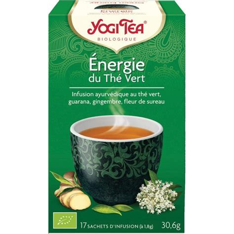 Thé énergie du thé vert - 17 sachets - yogitea