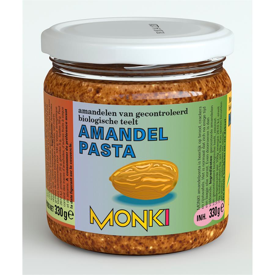 Crème d'amandes sel - 330 gr - Monki