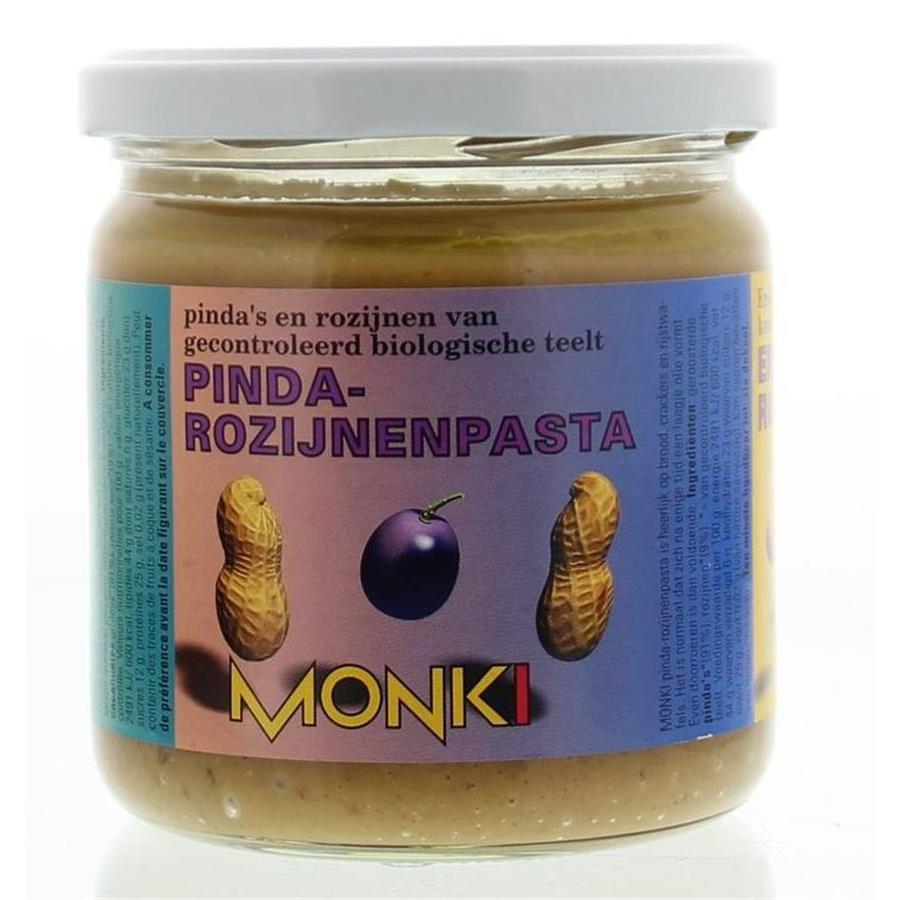 Crème de cacahuètes et raisins - 330 gr - Monki
